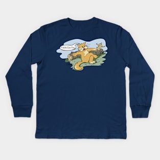 Fiddle Eye Fee Kids Long Sleeve T-Shirt